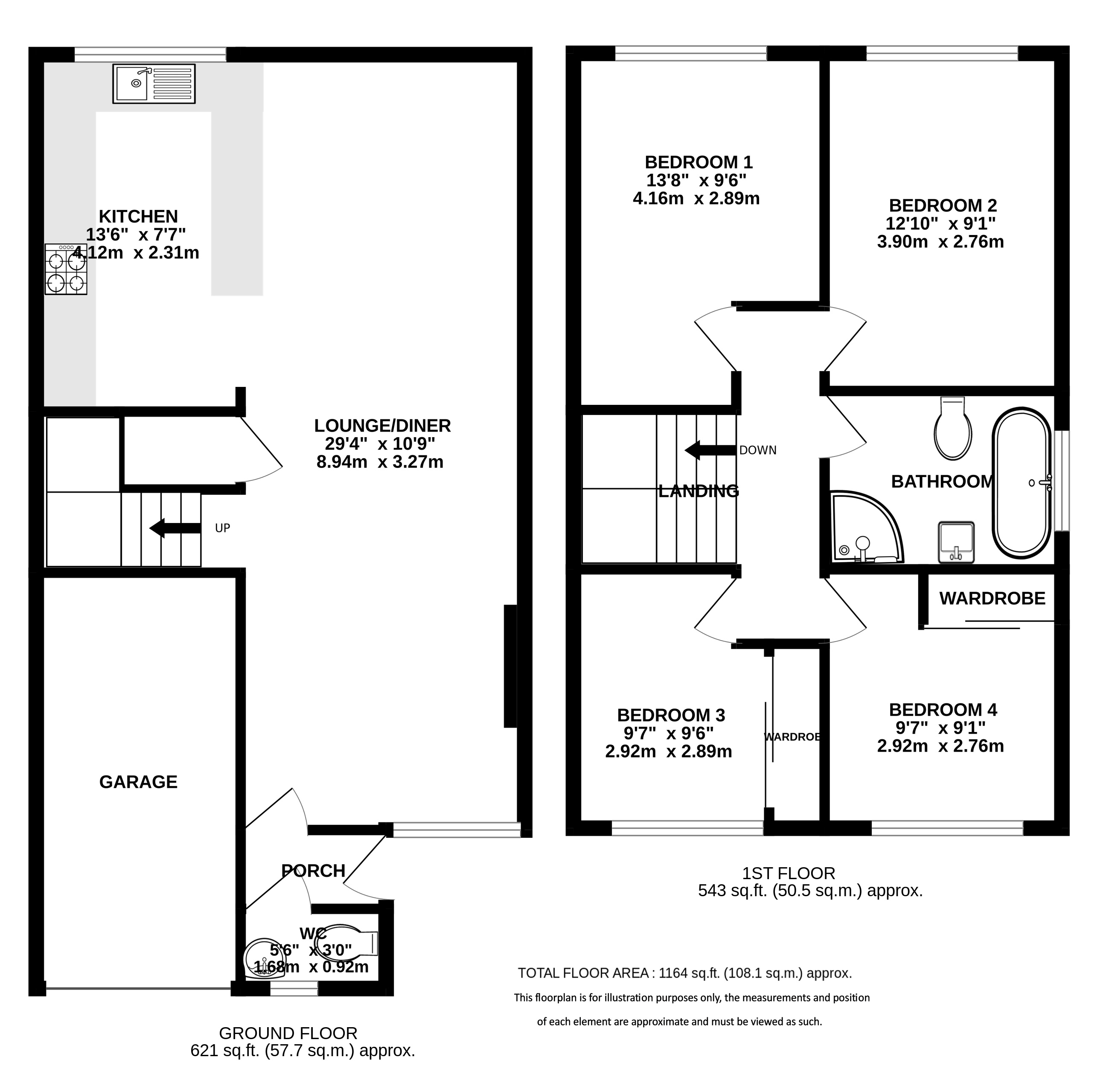 14, Welbeck Rise, Hertfordshire floorplan