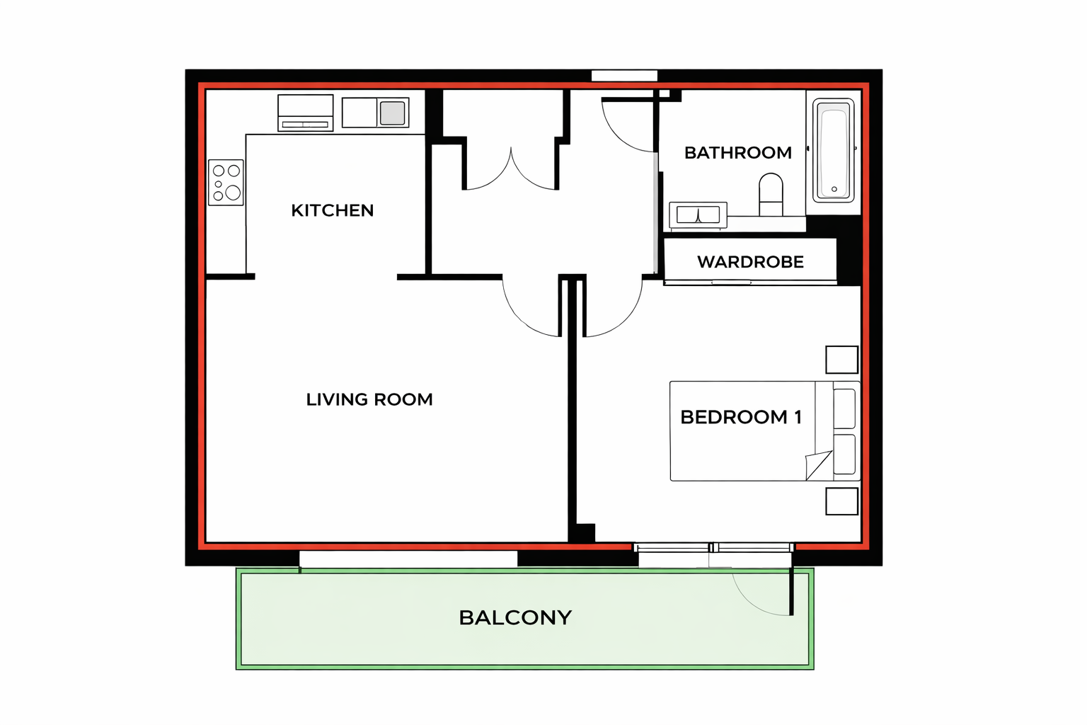 Flat 11 Bayley Place, 5, Leacon Road, Kent floorplan