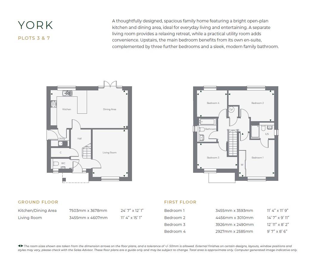 3, The York, Devizes floorplan