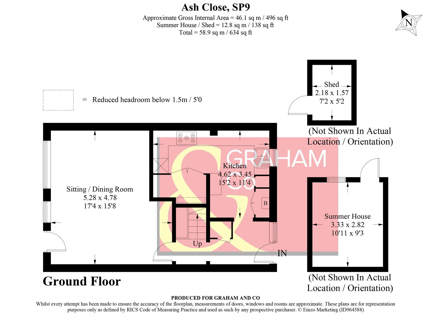 Ash Close, Tidworth SP9, 3 bedroom terraced house for sale 64587183