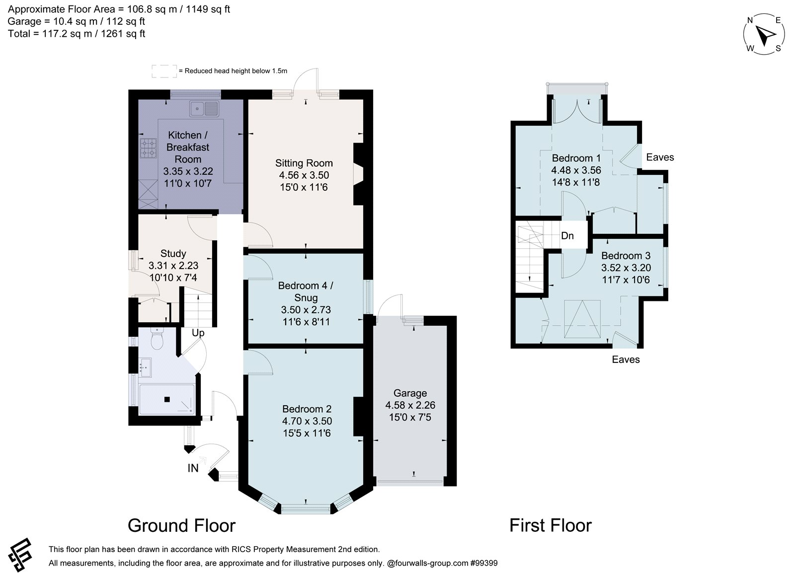 76, Whitelands Avenue, Rickmansworth floorplan
