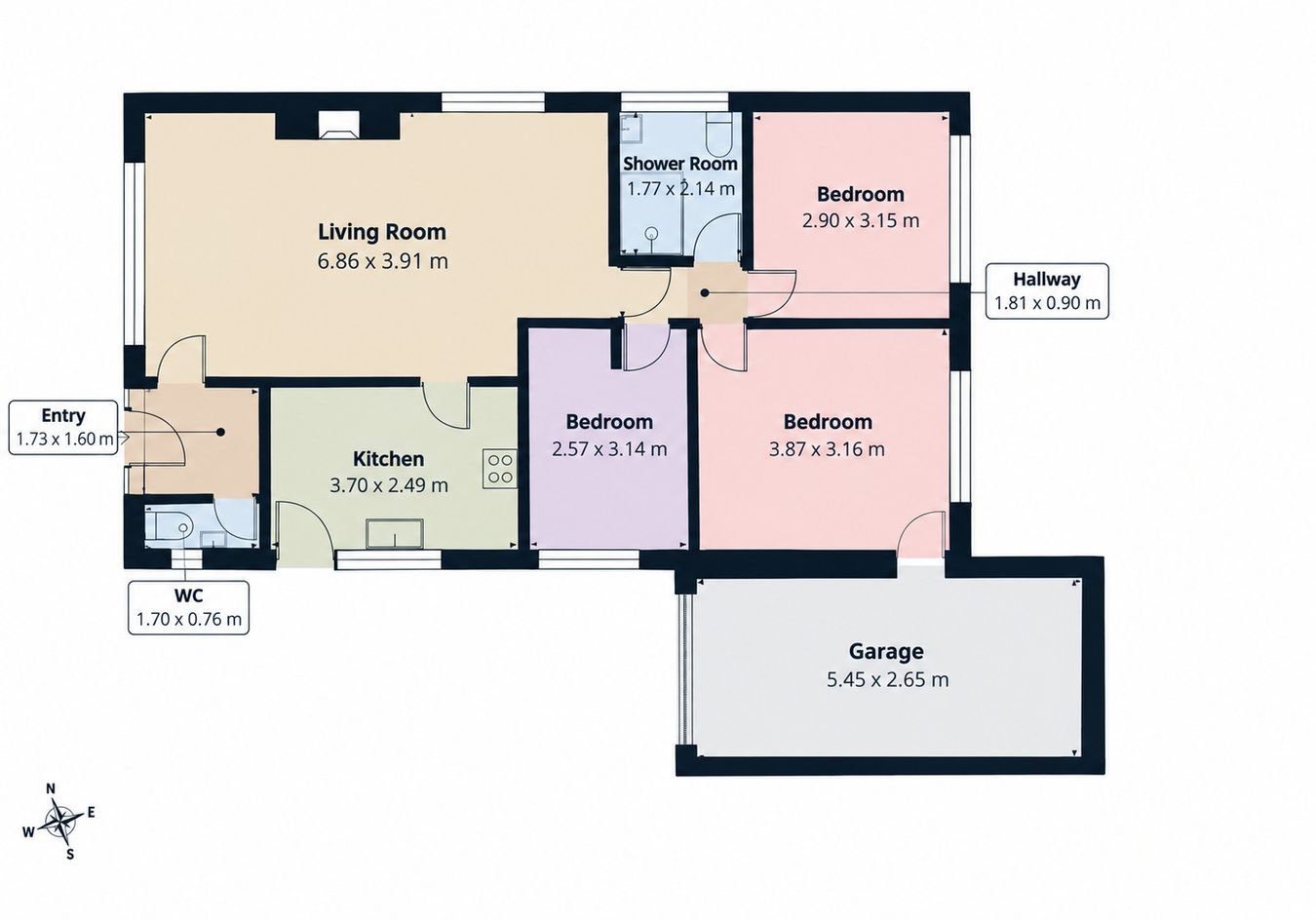 27, Keats Road, Bury floorplan
