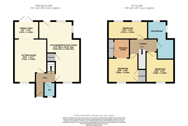 9, Morebath Grove, Milton Keynes floorplan