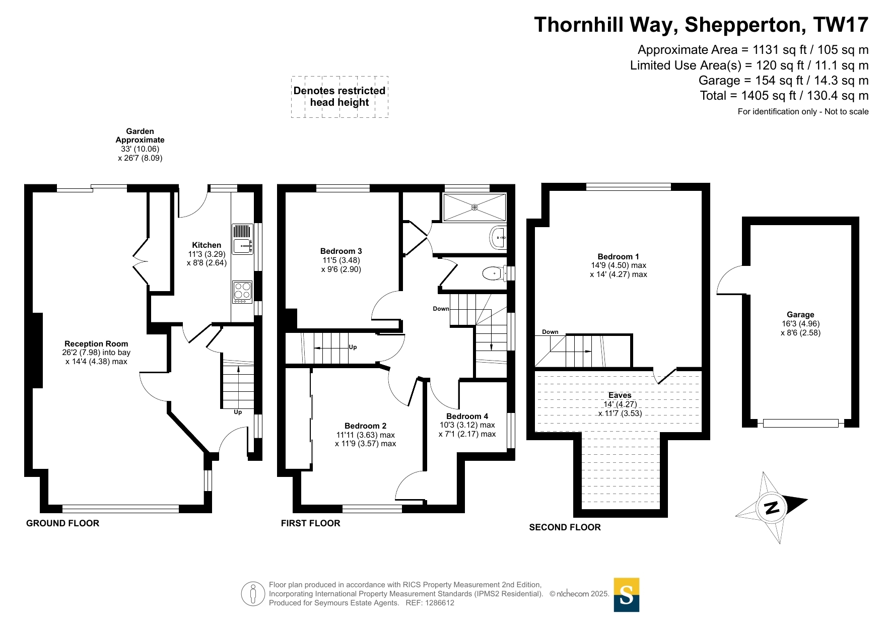 6, Thornhill Way, Shepperton floorplan
