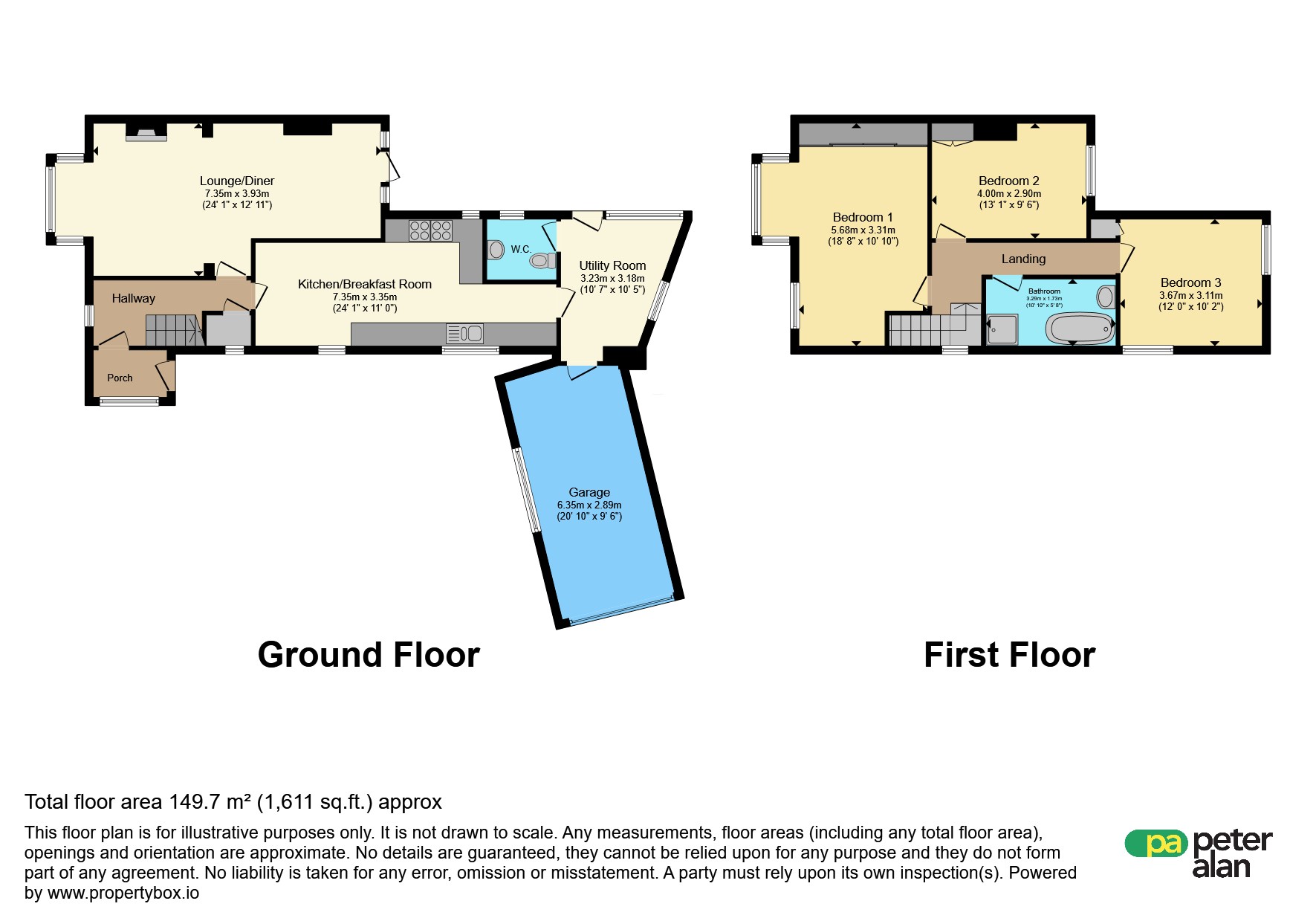 2, Danygraig Drive, Pontyclun floorplan