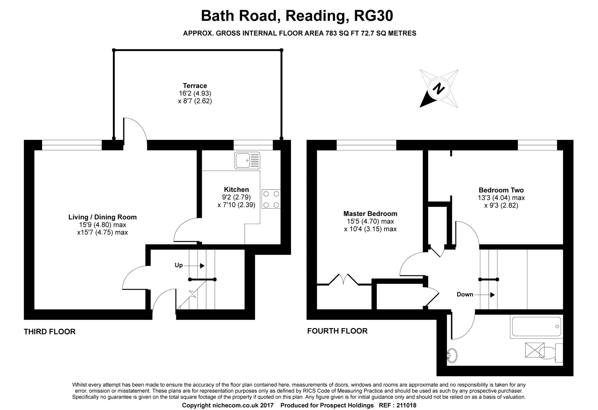 2 Bedrooms Flat to rent in Belgravia Court, Bath Road, Reading, Berkshire RG30