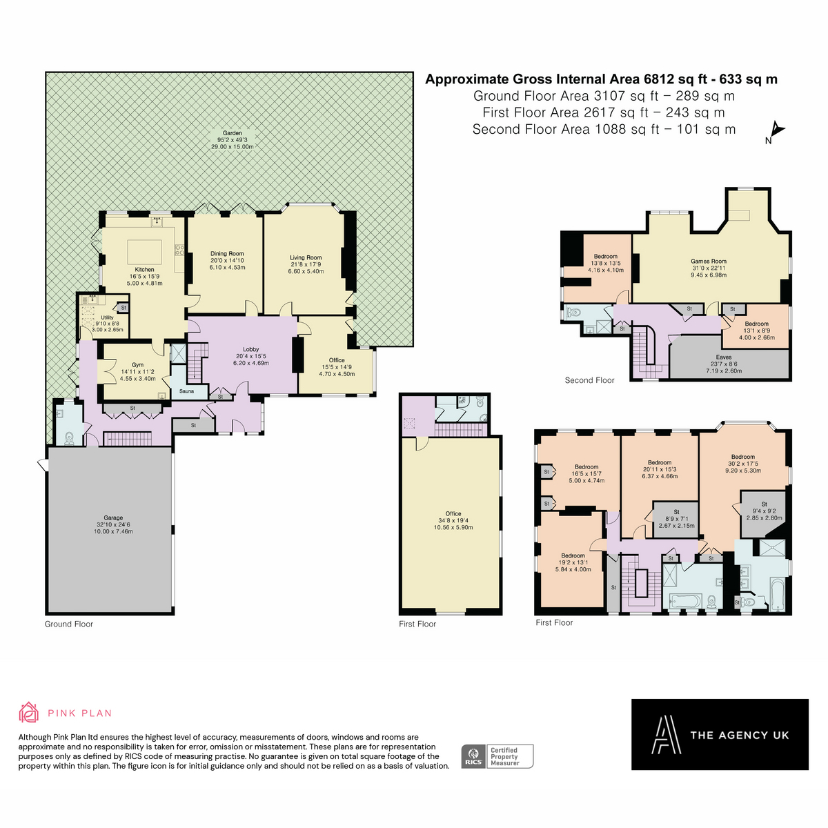 The Copse, Alcocks Lane, Kingswood floorplan