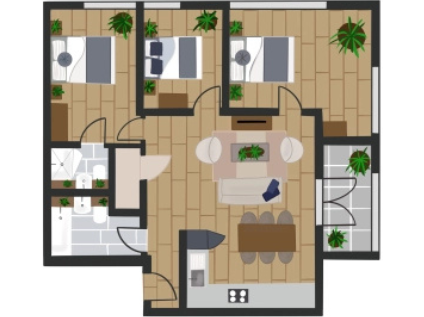 Block B-731,, Enclave, Birmingham City floorplan