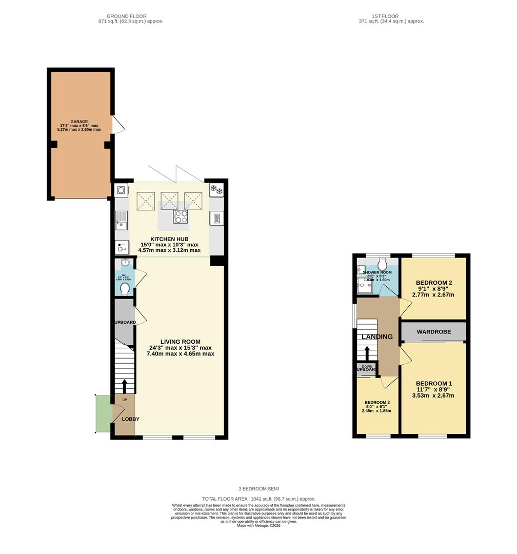 8, Gilbard Court, Basingstoke floorplan