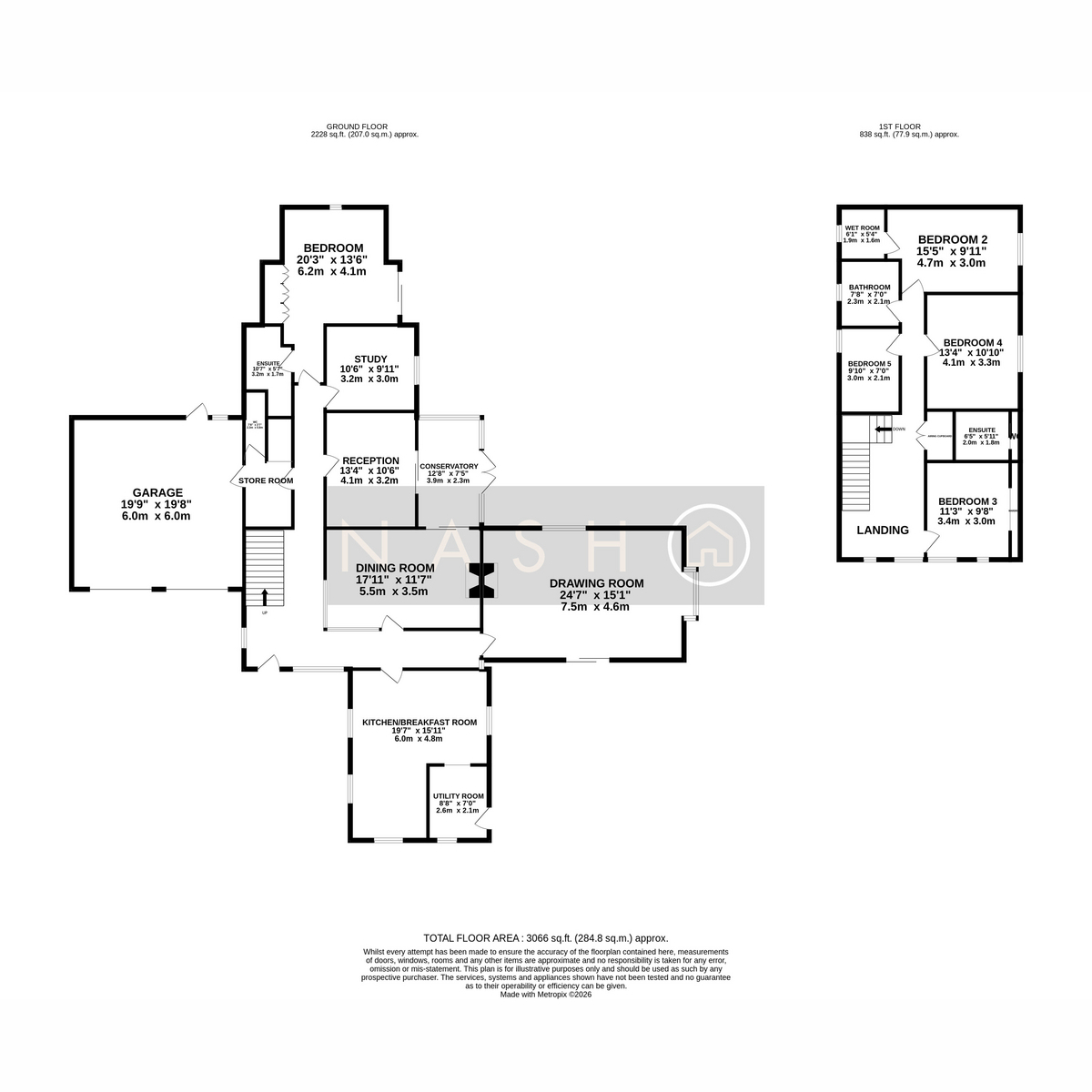 1, Simpson Road, Walton Park floorplan