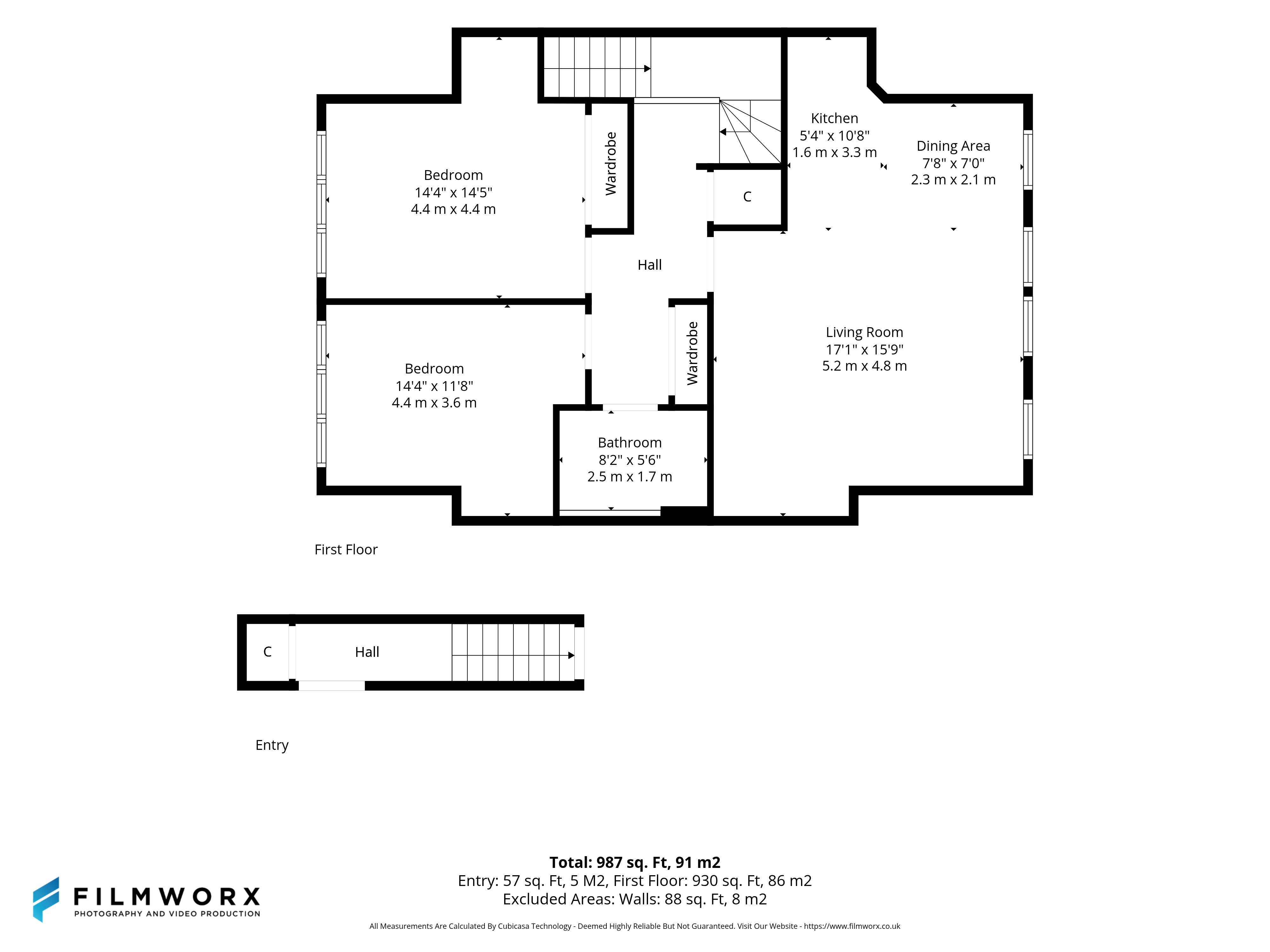 Lint Riggs, Falkirk floorplan