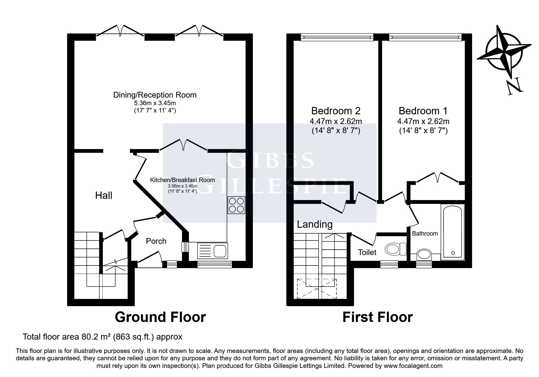 27, Bennett Close, Northwood floorplan