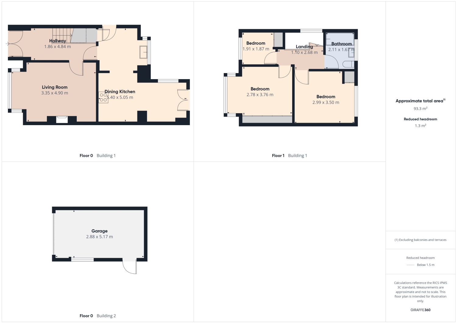 58, Barnes Avenue, Dronfield floorplan