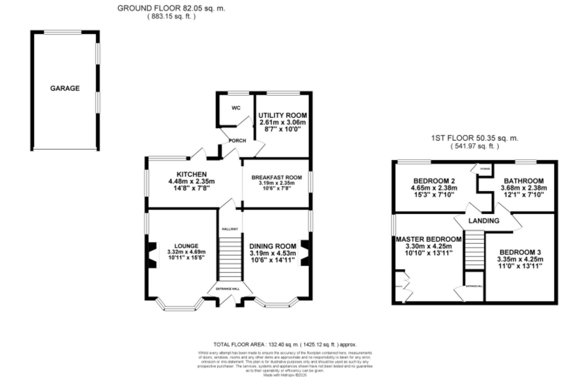 307, Ash Bank Road, Werrington, ST9 floorplan