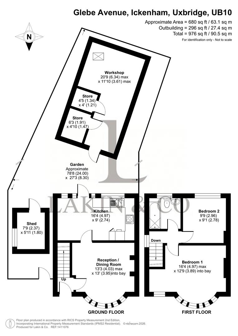 138, Glebe Avenue, Ickenham floorplan