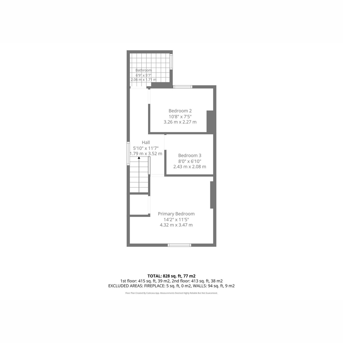 1, Oxford Street, Colne floorplan