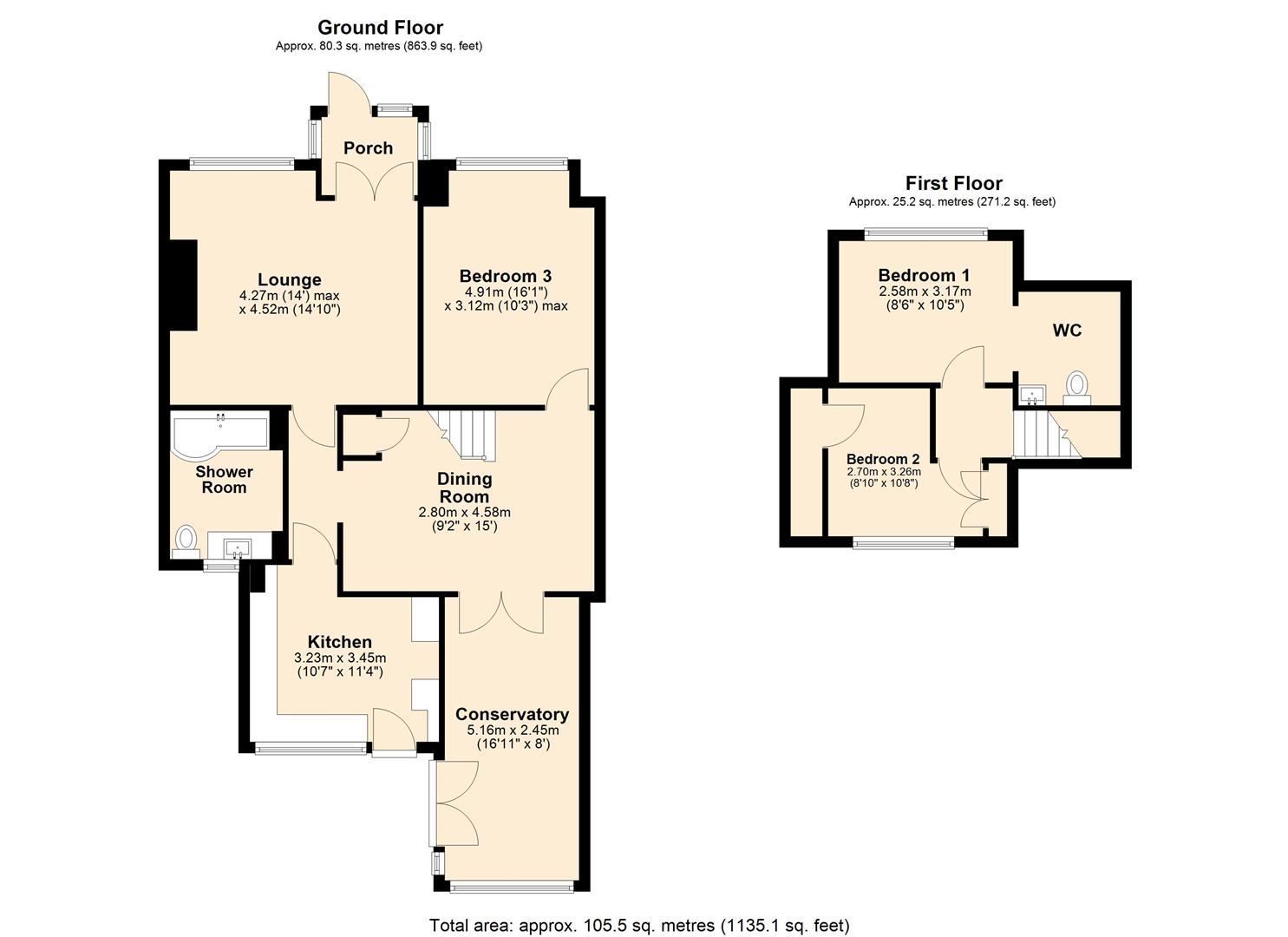 6, Thearne Lane, Beverley floorplan