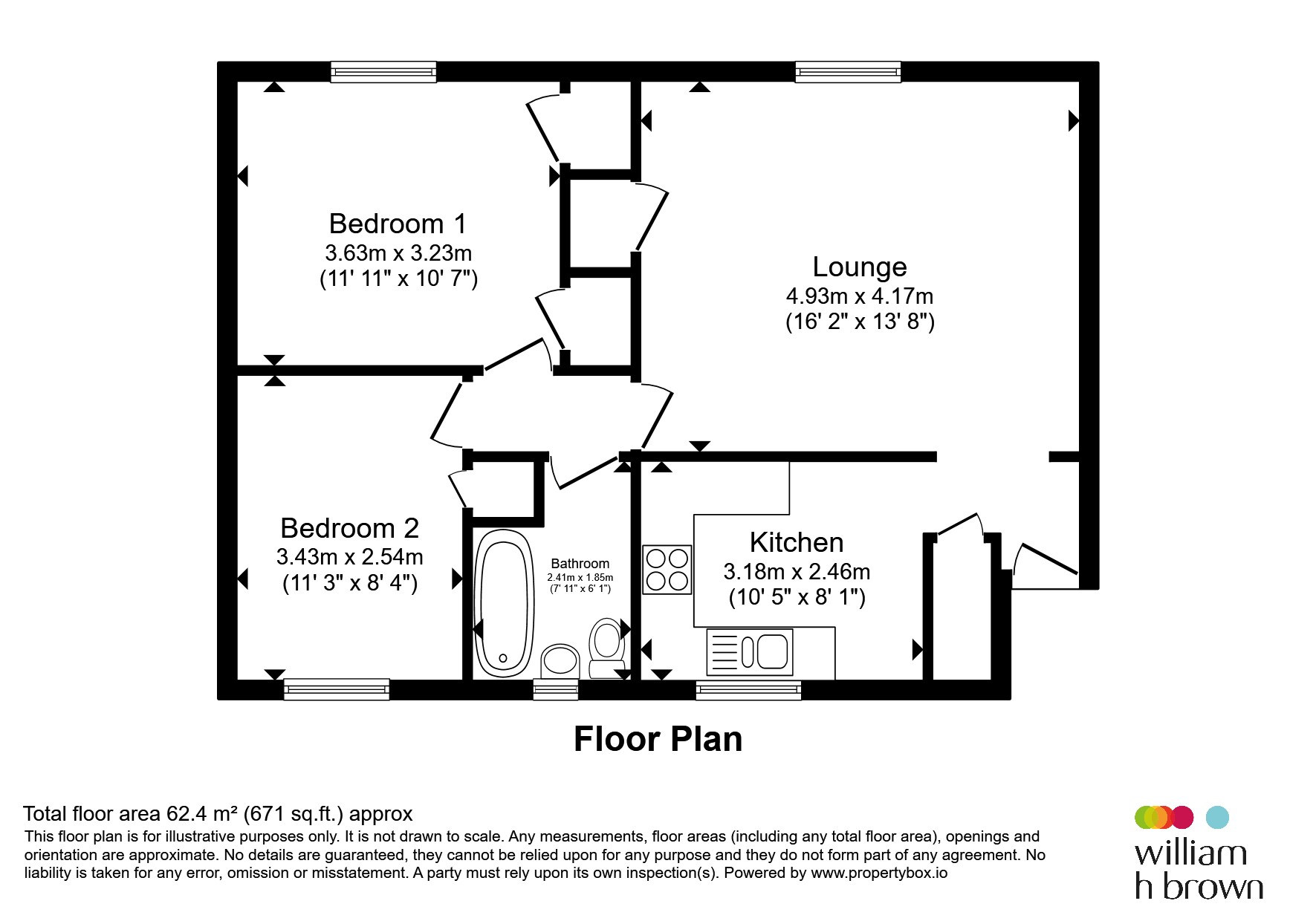 28, Five Elms, King's Lynn floorplan
