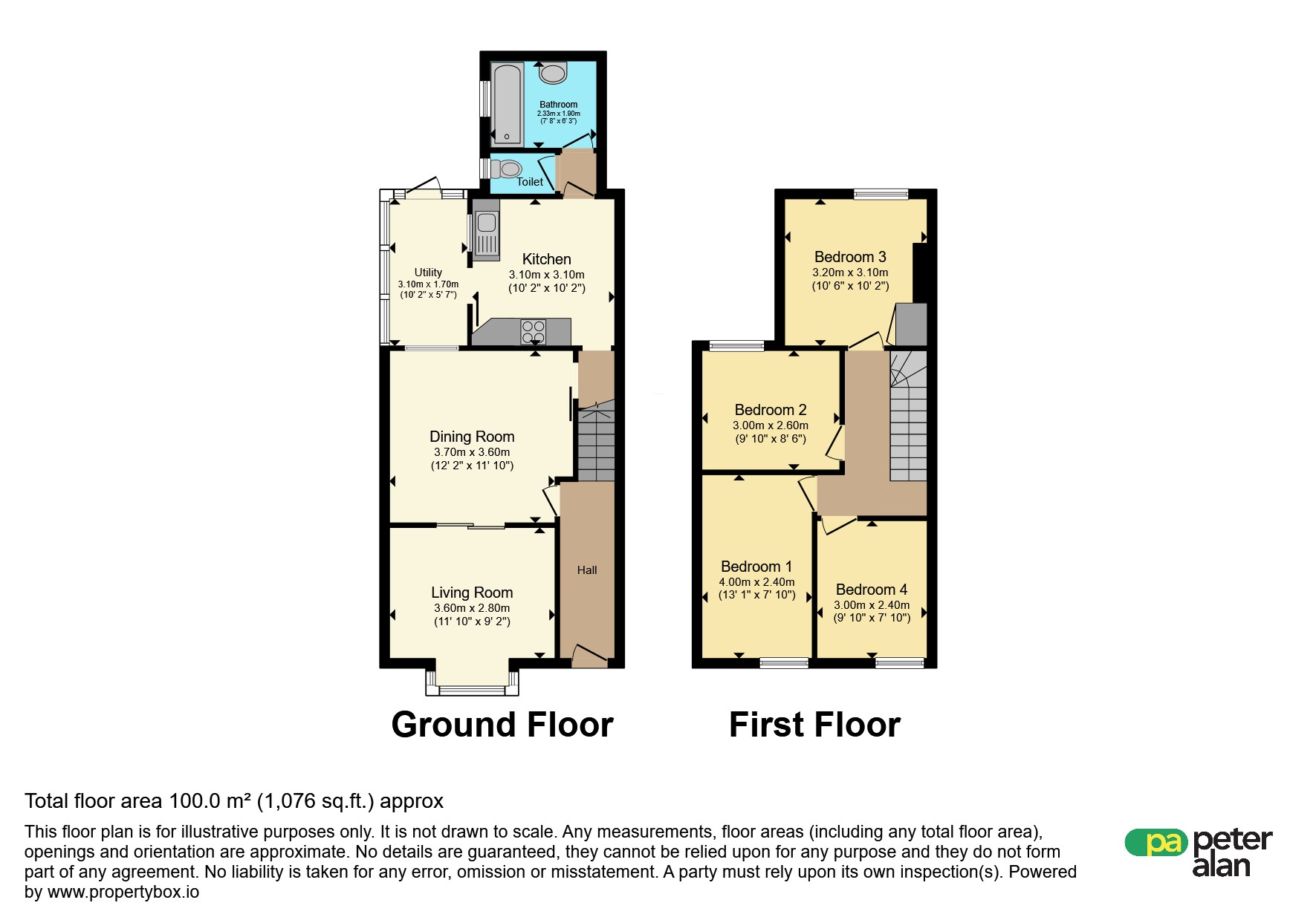 86, St. Cenydd Road, Caerphilly floorplan