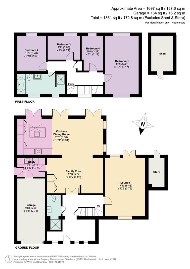 Nightingale Crescent, West Horsley floorplan