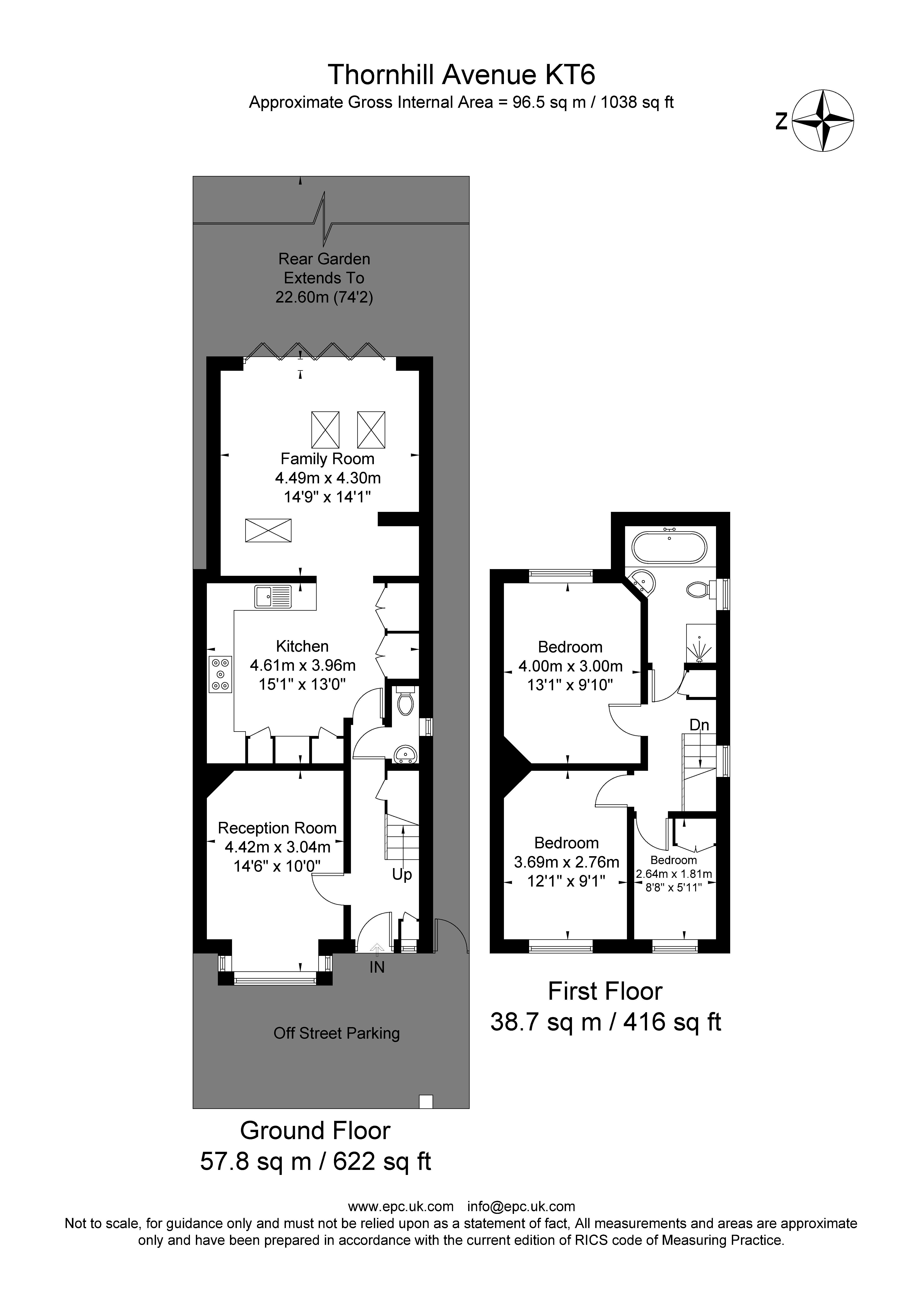 3 Bedrooms Semi-detached house for sale in Thornhill Avenue, Tolworth, Surbiton KT6