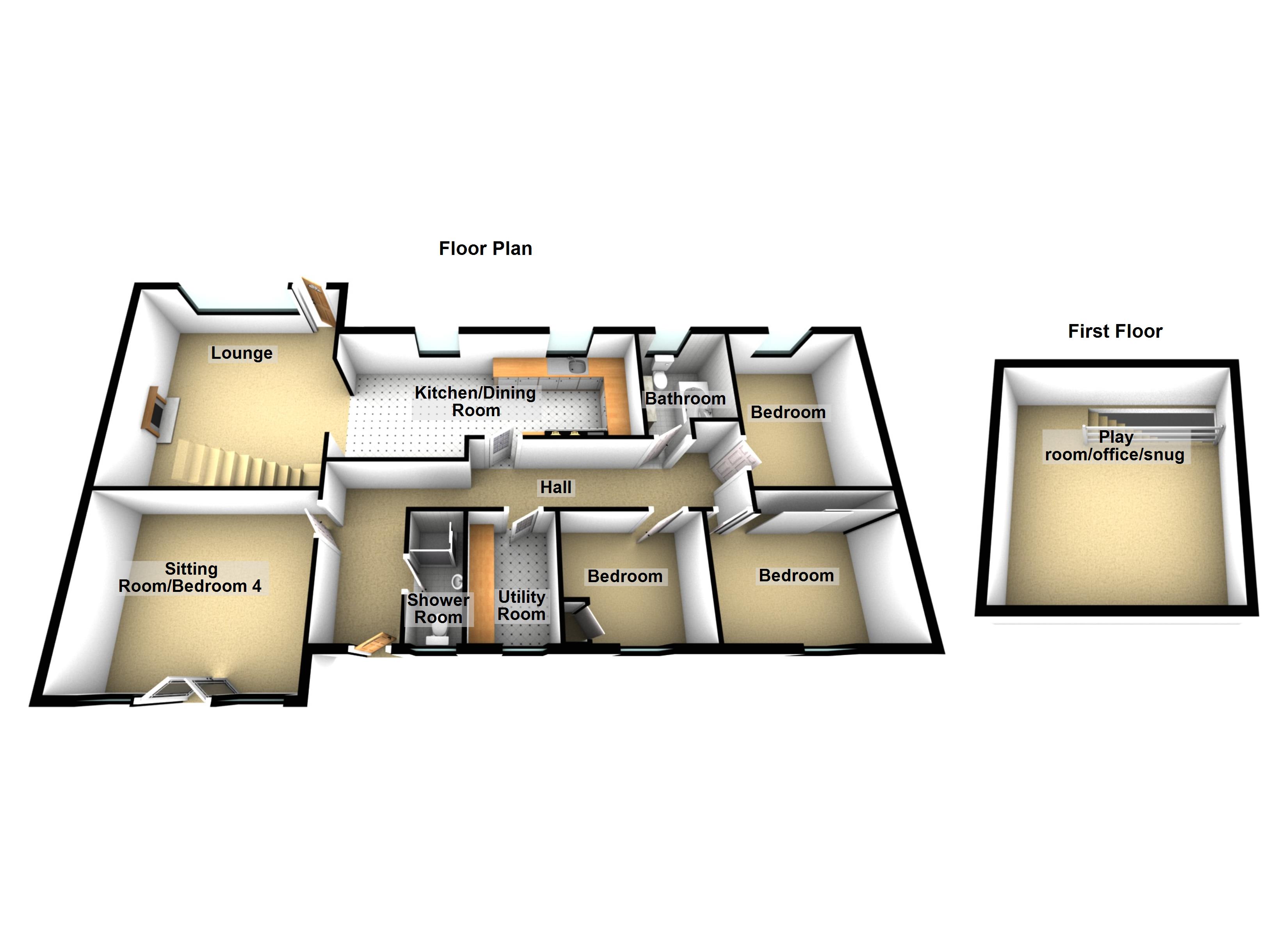 14, Fenton Terrace, Pitlochry floorplan