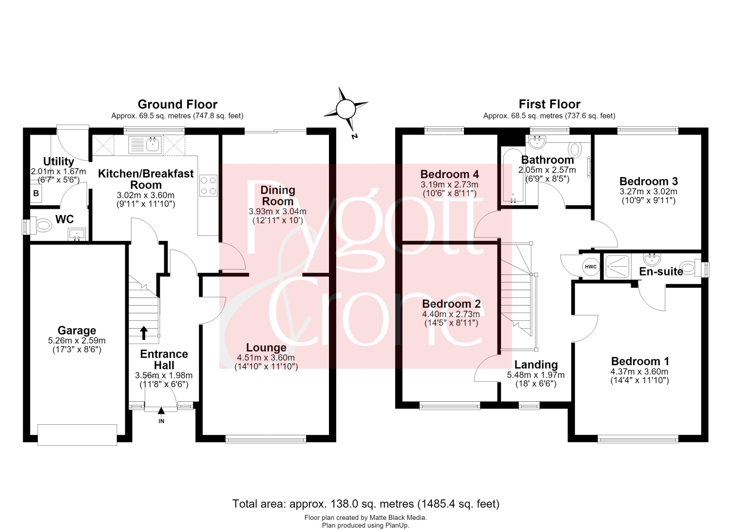 4, Saddlers Way, Boston floorplan