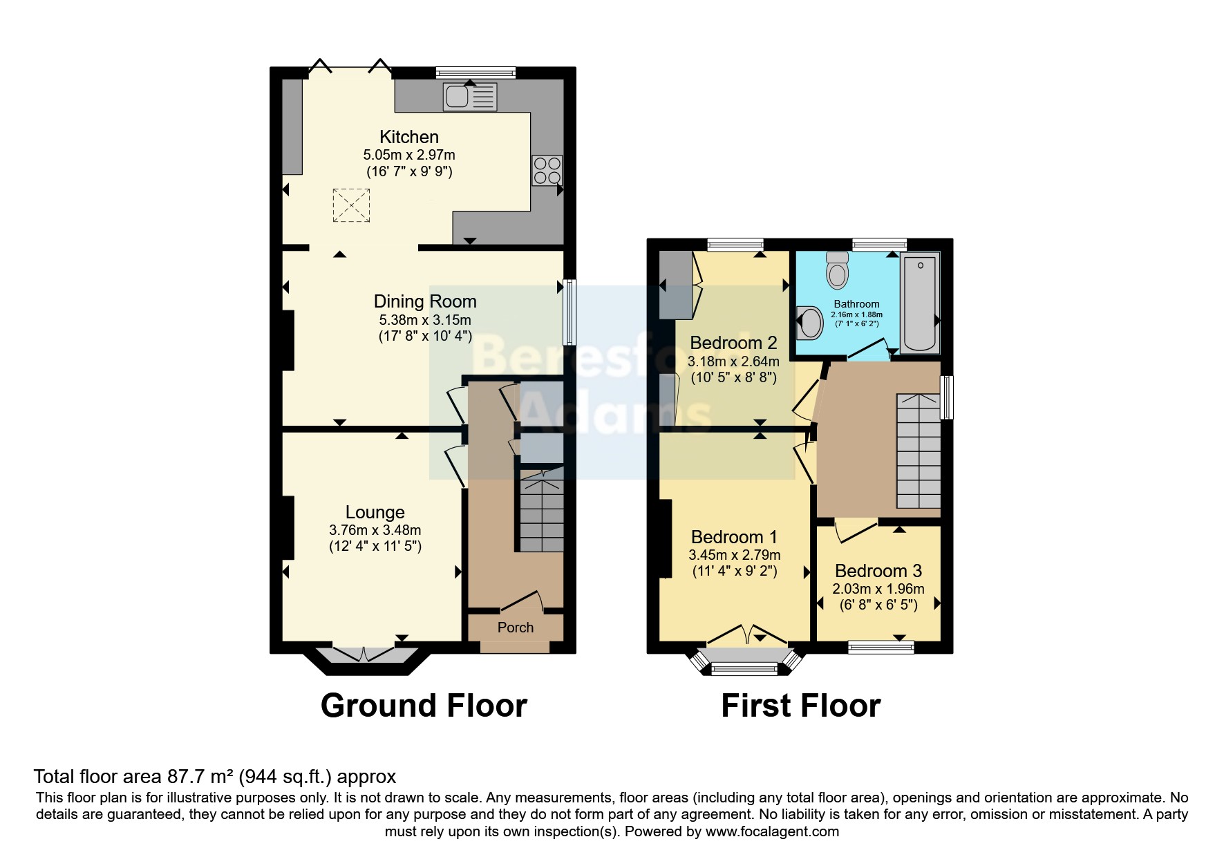 174, Penrhos Road, Gwynedd floorplan