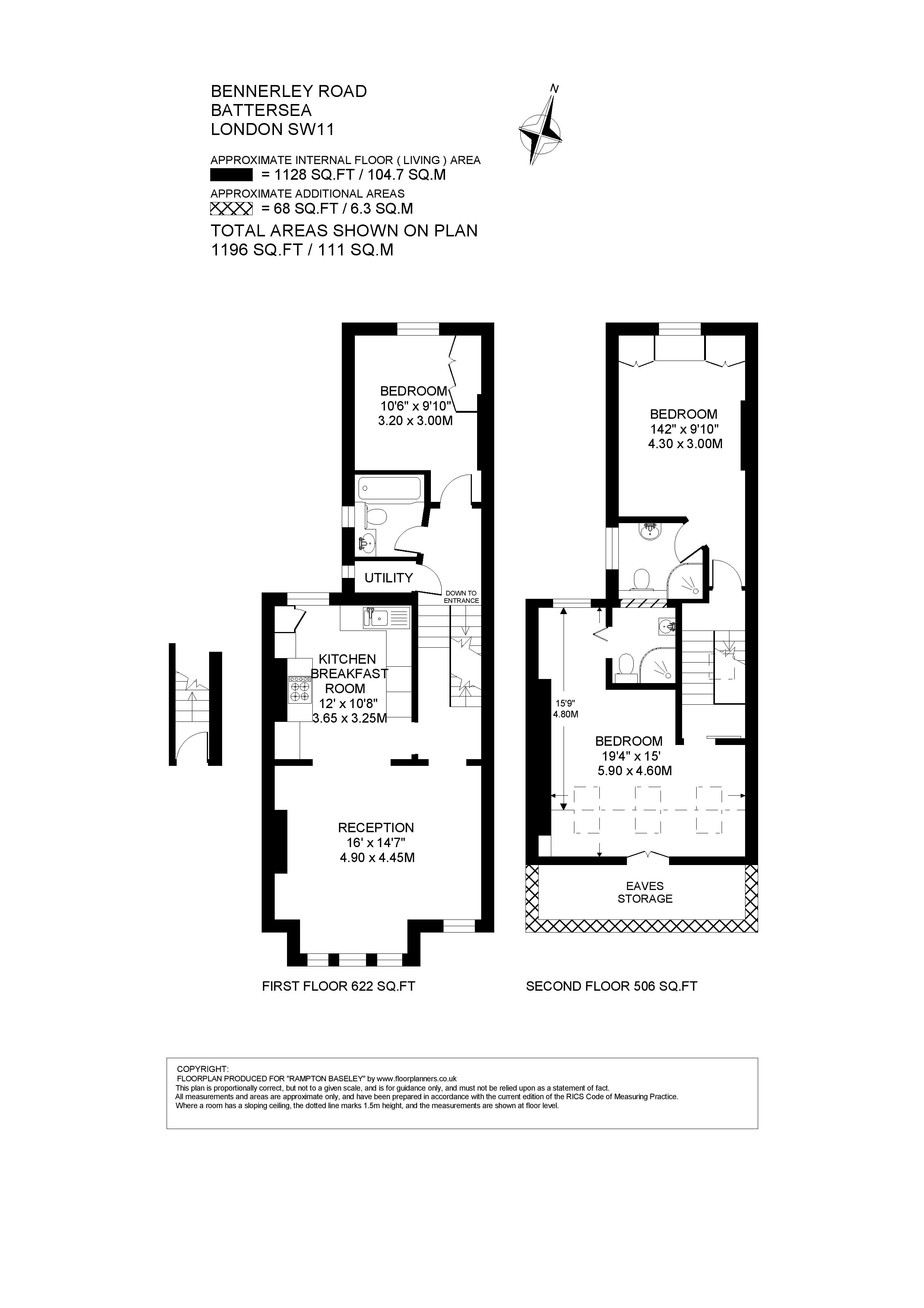 Bennerley Road, London floorplan