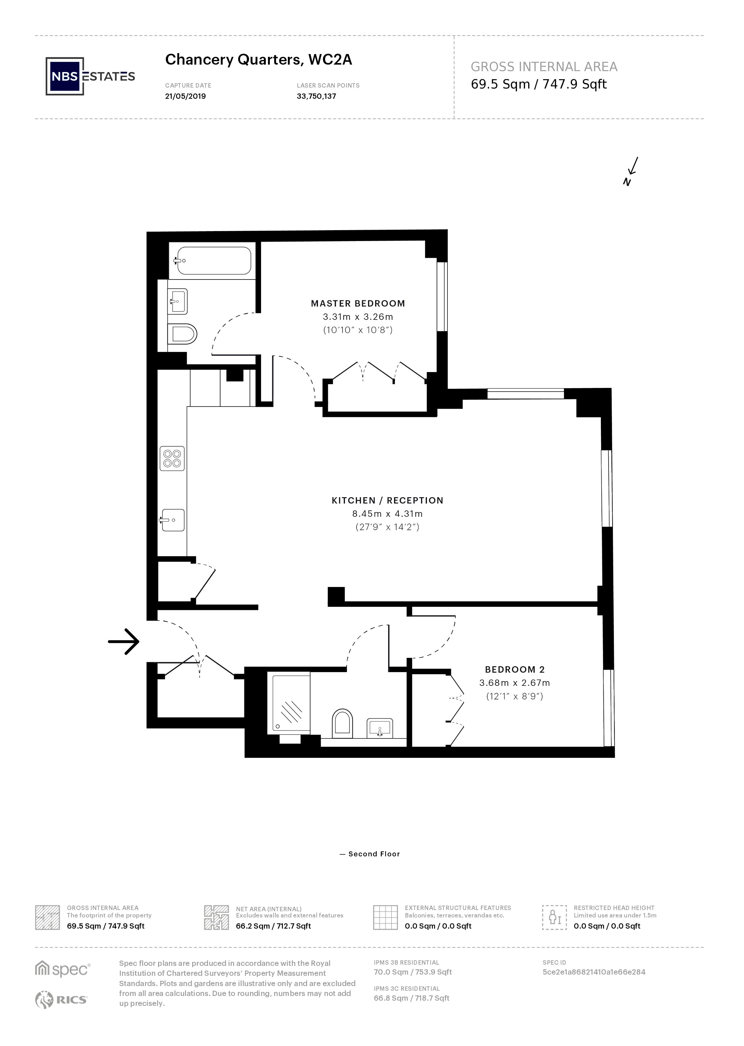 122 Chancery Lane, London floorplan