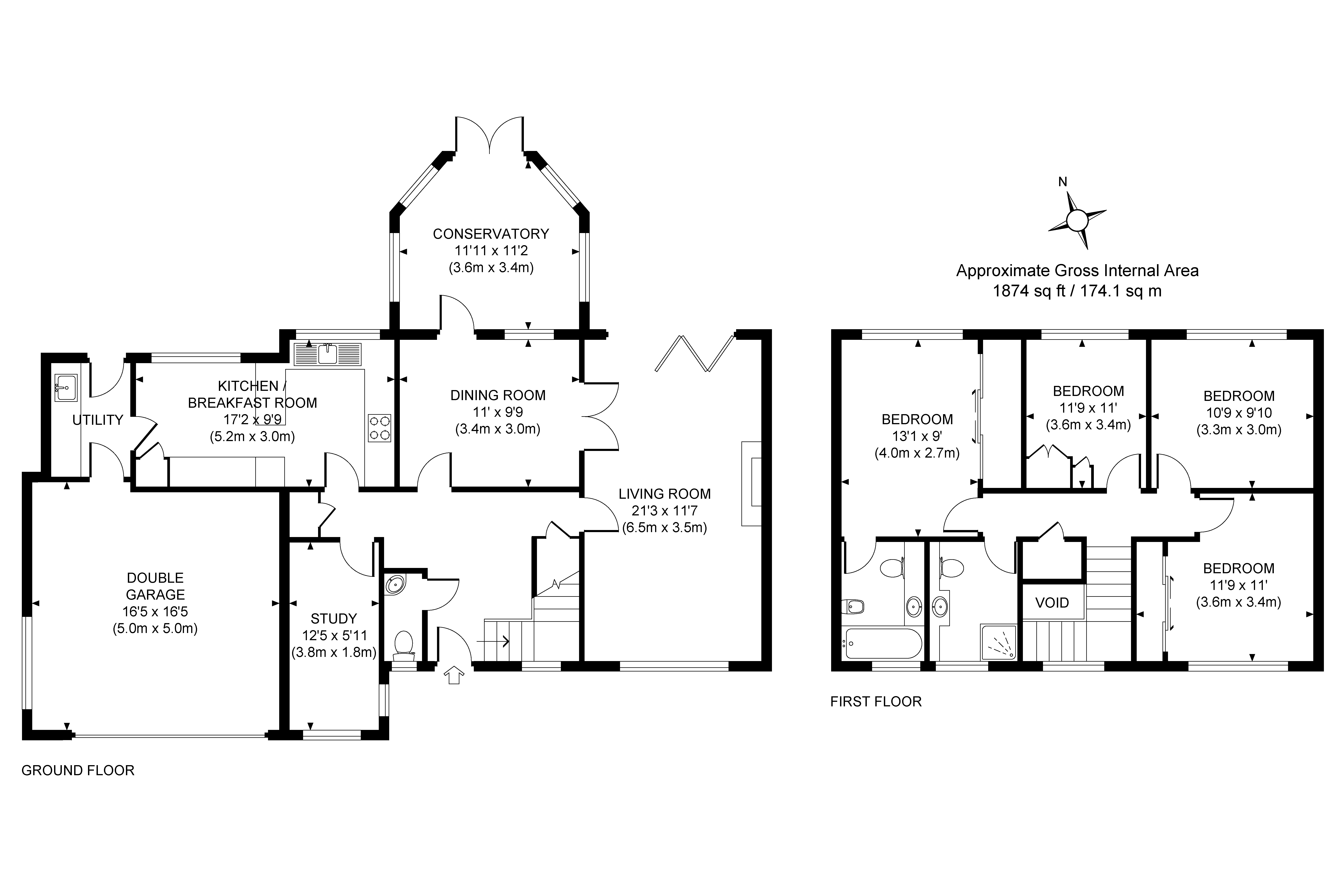 4 Bedrooms Detached house for sale in Bisley, Woking, Surrey GU24