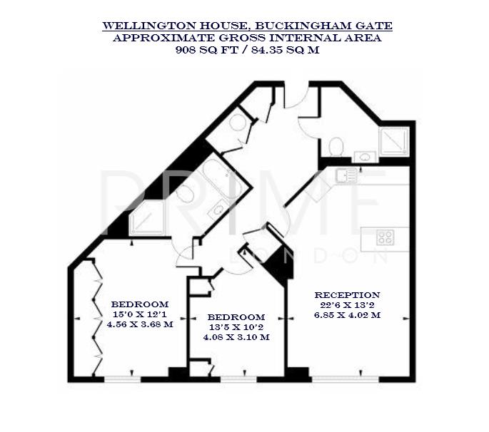 34, Wellington House, Westminster floorplan