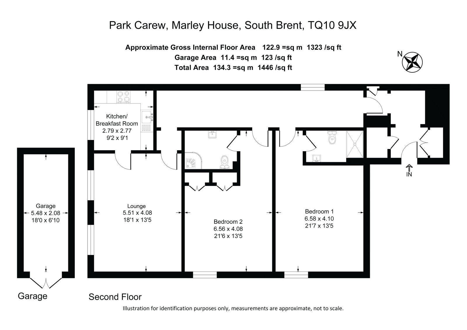 Marley,Palk Carew, South Brent floorplan