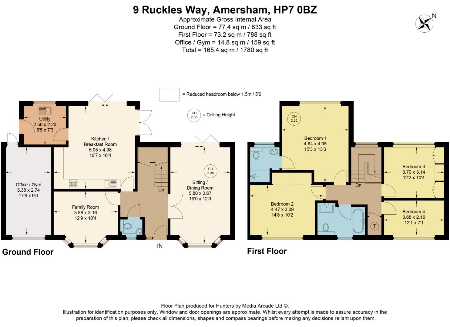 9, Ruckles Way, Amersham floorplan