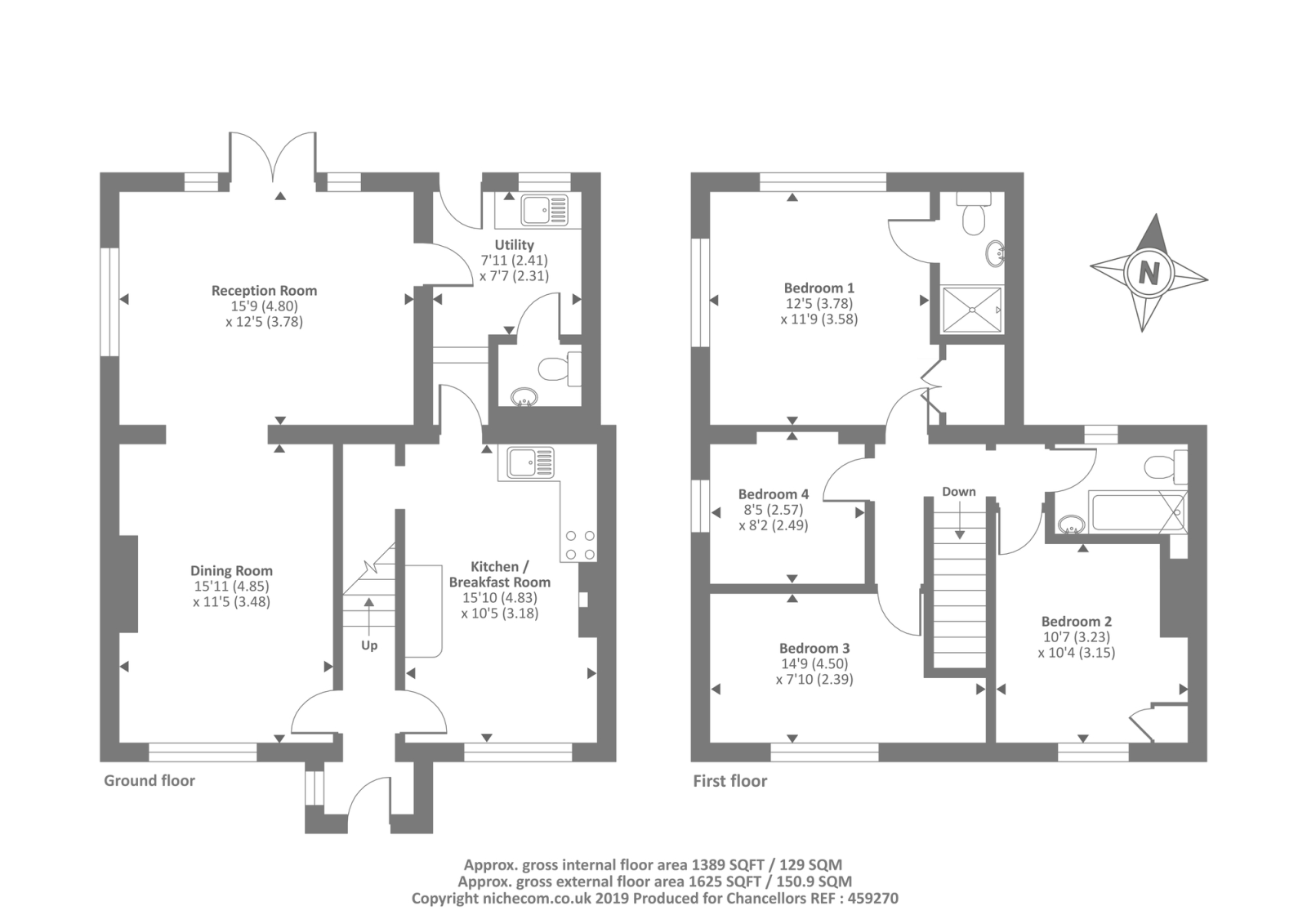 4 Bedrooms Semi-detached house for sale in Bear Close, Woodstock, Oxfordshire OX20