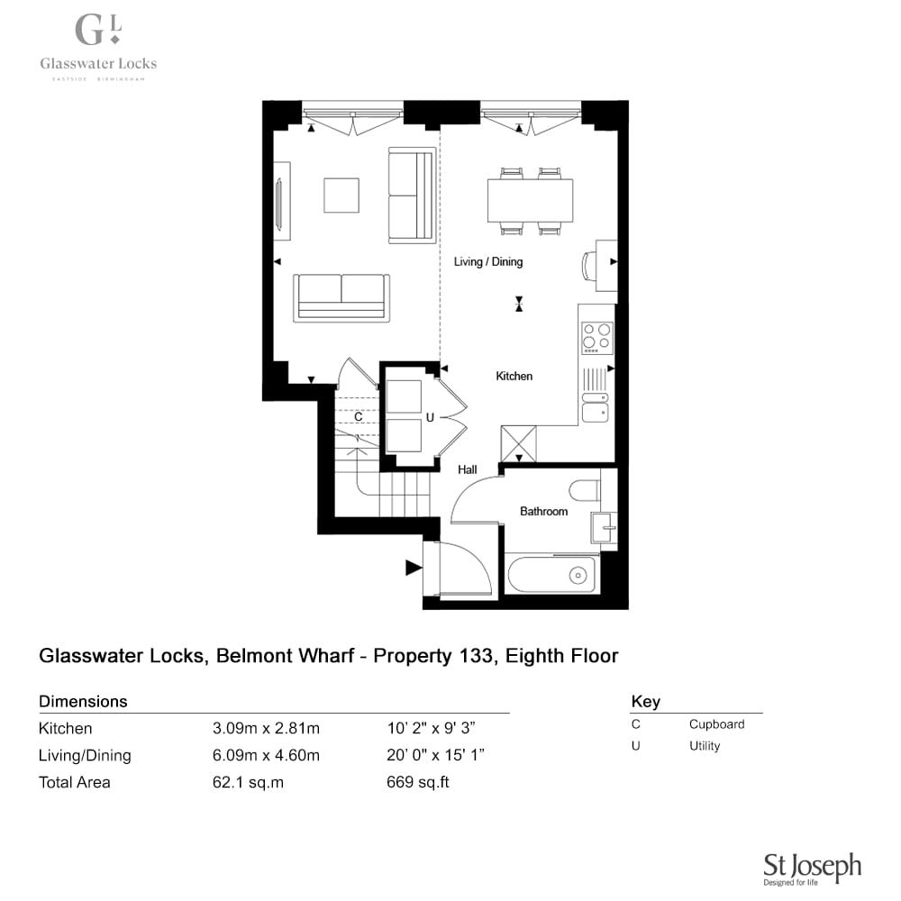 133, Birmingham, B4 7Rq, Birmingham floorplan