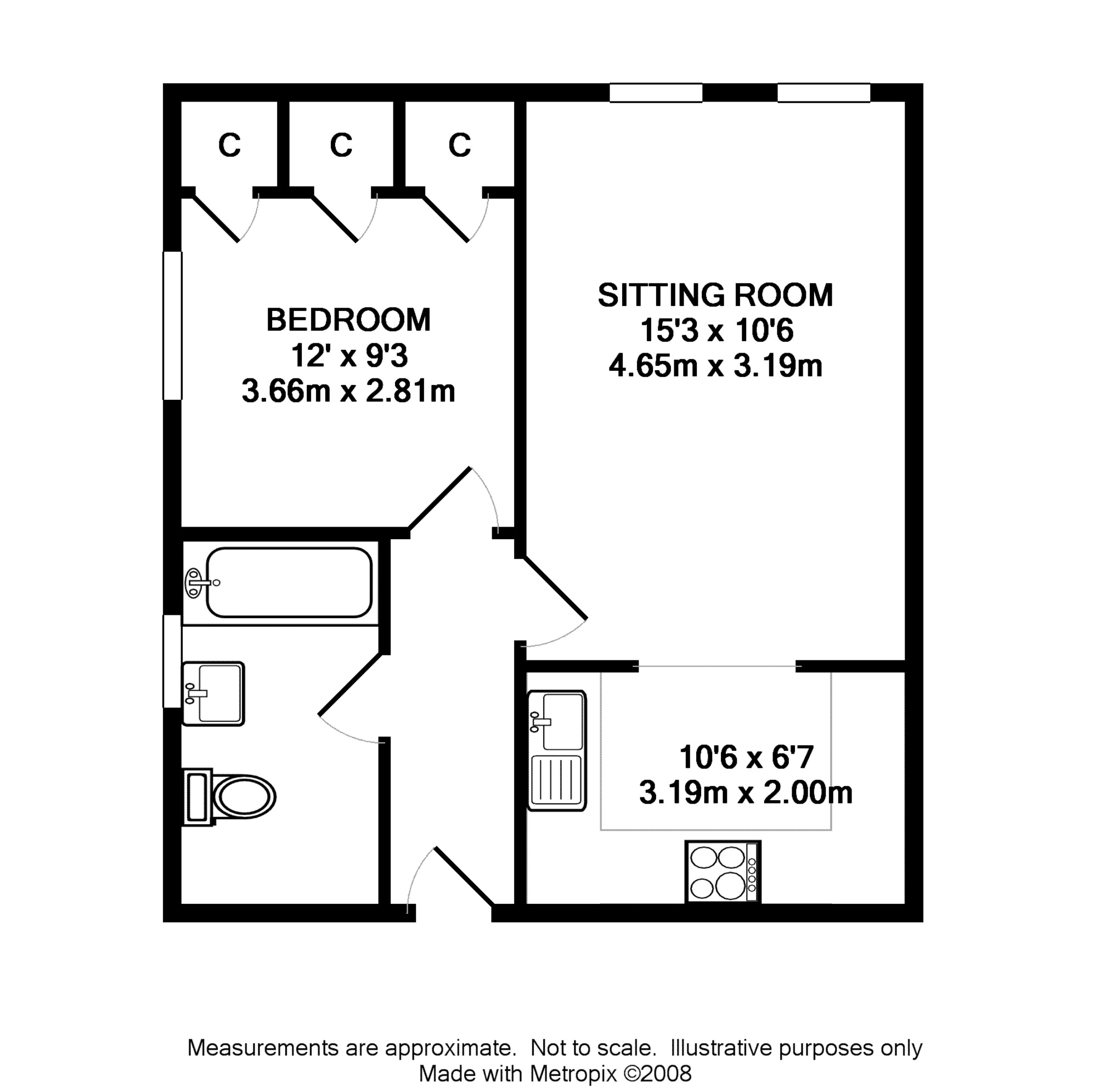 1 Bedrooms Flat to rent in Park Road, Abingdon OX14