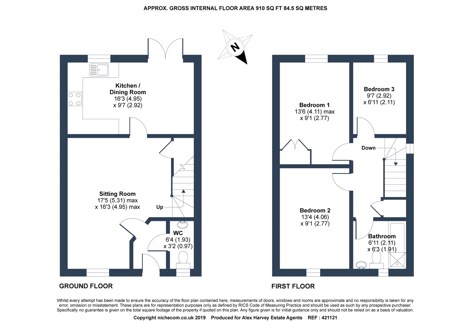 3 Bedrooms Semi-detached house for sale in Summerfold, Rudgwick, Horsham, West Sussex RH12