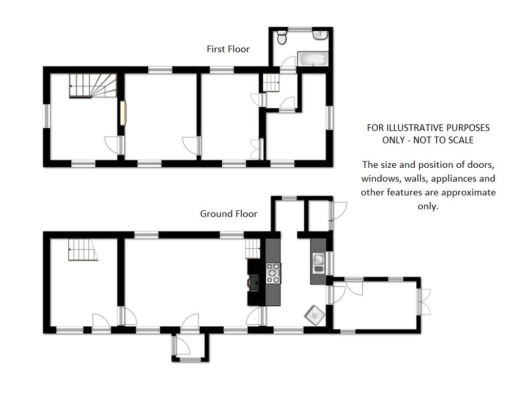 Trent Cottage, Harcombe, Lyme Regis, Dorset floorplan