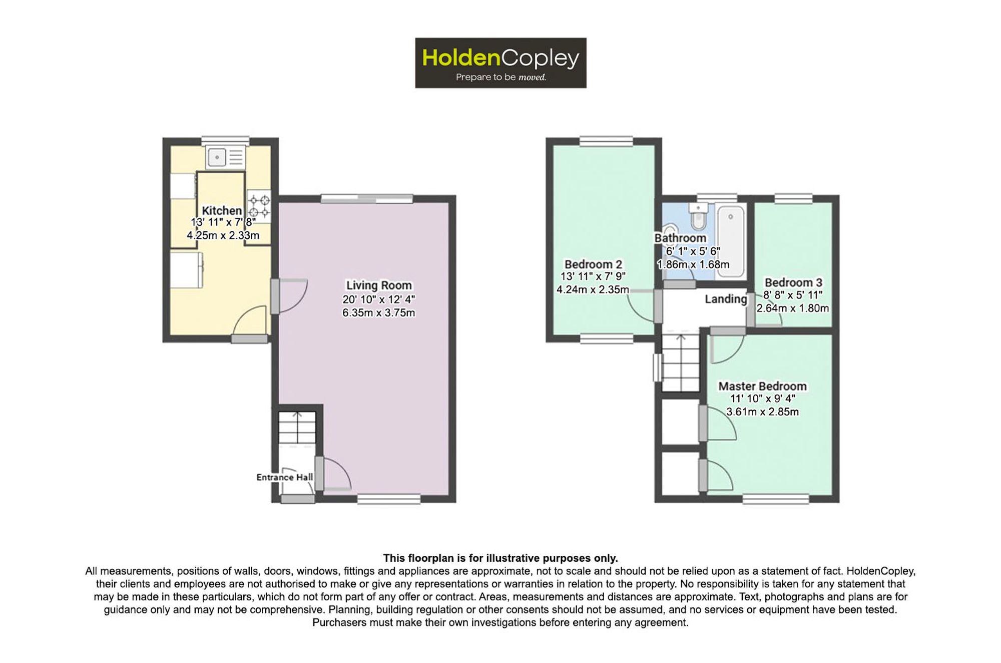 61 Corsham Gardens, Nottingham floorplan