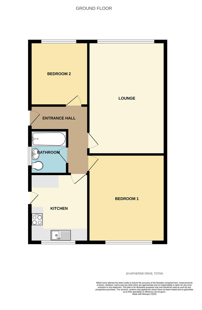 Katherine Drive, Toton, Nottingham NG9, 2 bedroom detached bungalow for