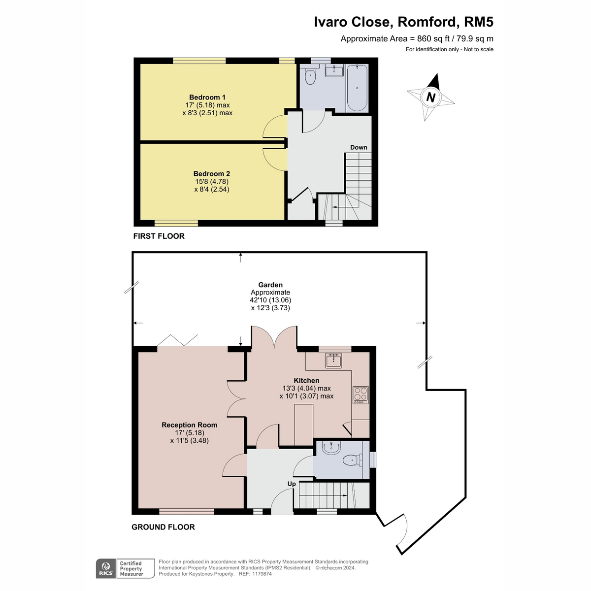 3, Ivaro Close, Collier Row floorplan