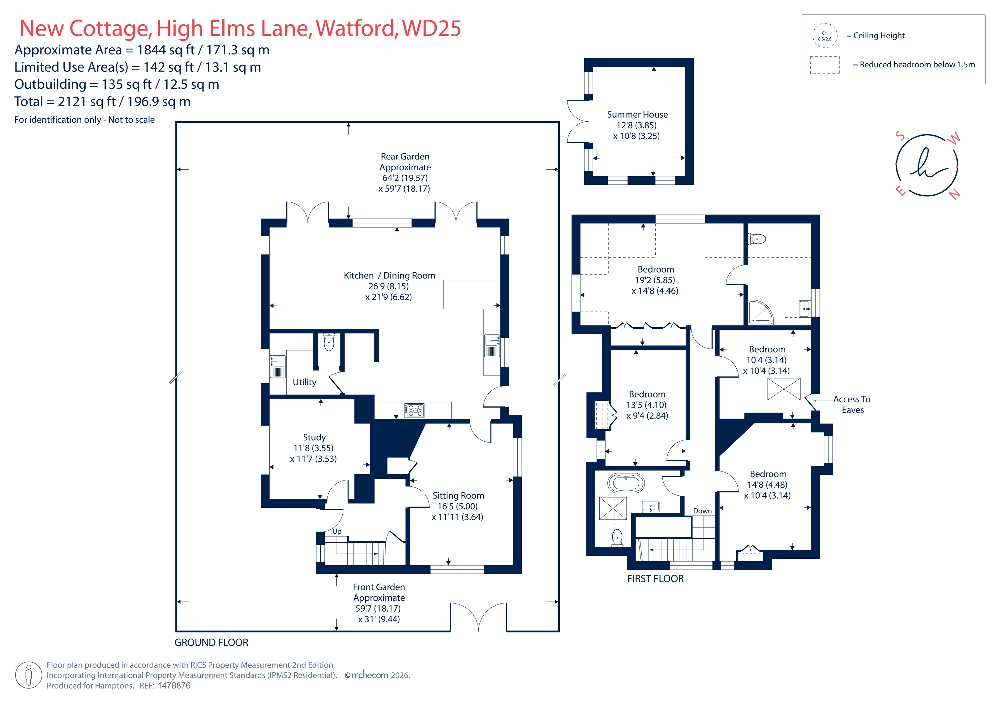 New Cottage, High Elms Lane, Watford floorplan