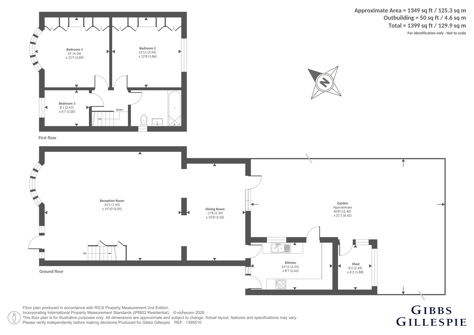 1, Alderney Gardens, Northolt floorplan