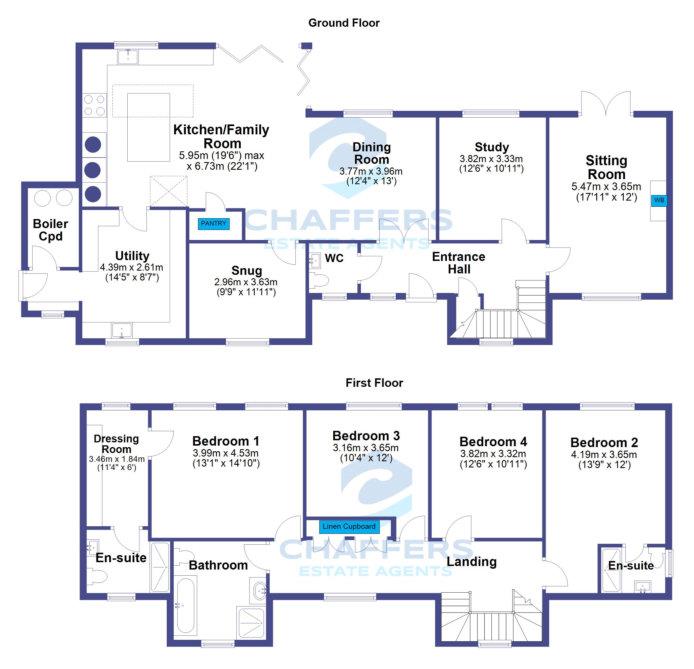 Ashtrees, Common Mead Lane, Gillingham floorplan
