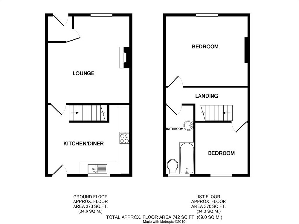 2 Bedrooms Terraced house to rent in Peel Brow, Ramsbottom, Greater Manchester BL0