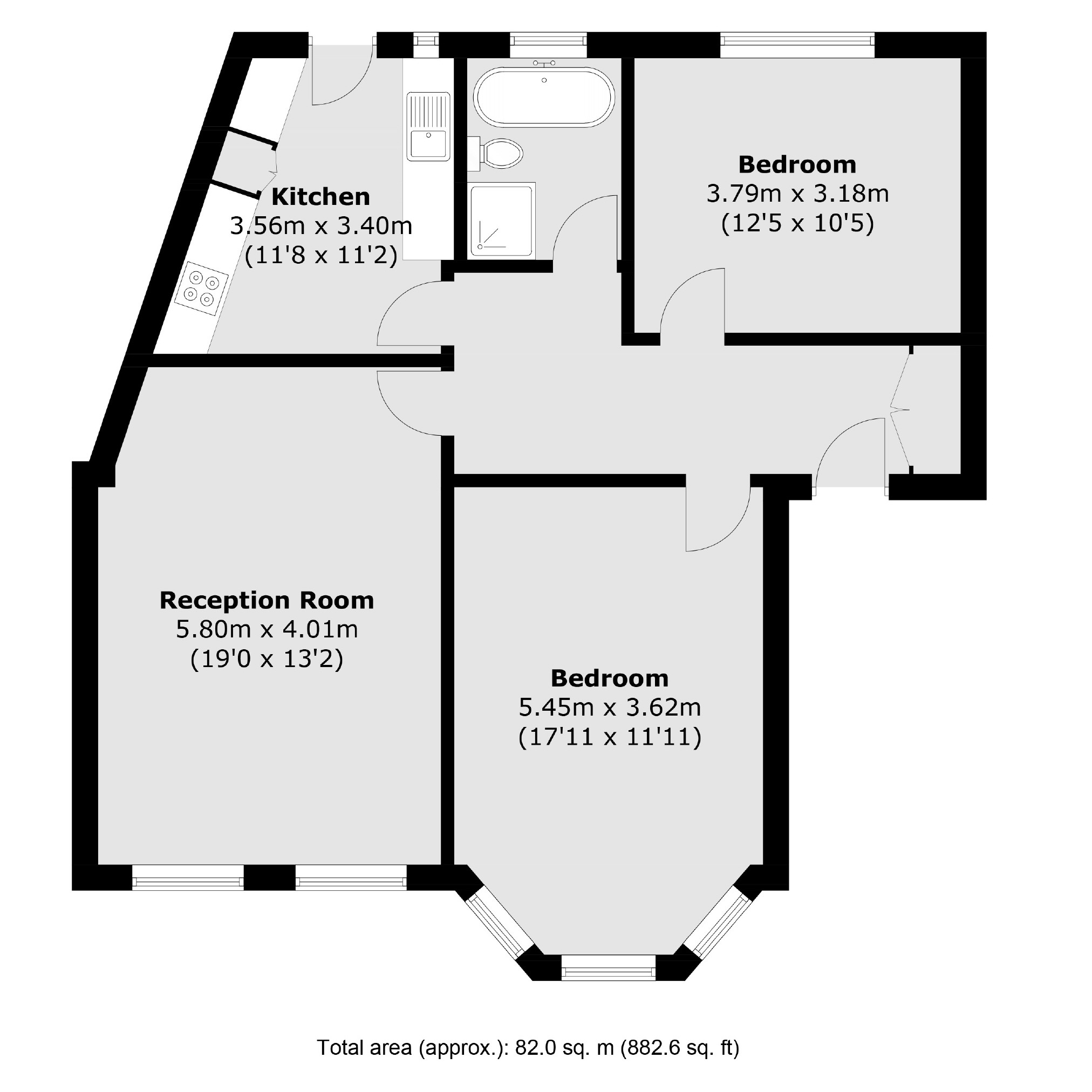 Kennington Oval, London SE11, 2 bedroom flat for sale 62597110