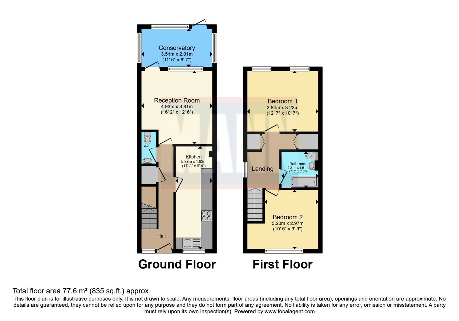 Oakham Close, London, SE6 floorplan