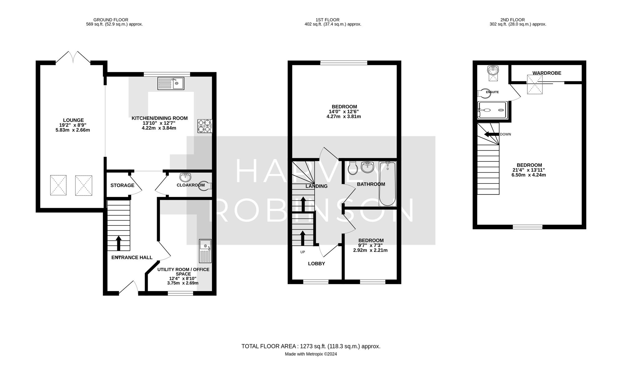 10 Ouse Way, Biggleswade floorplan