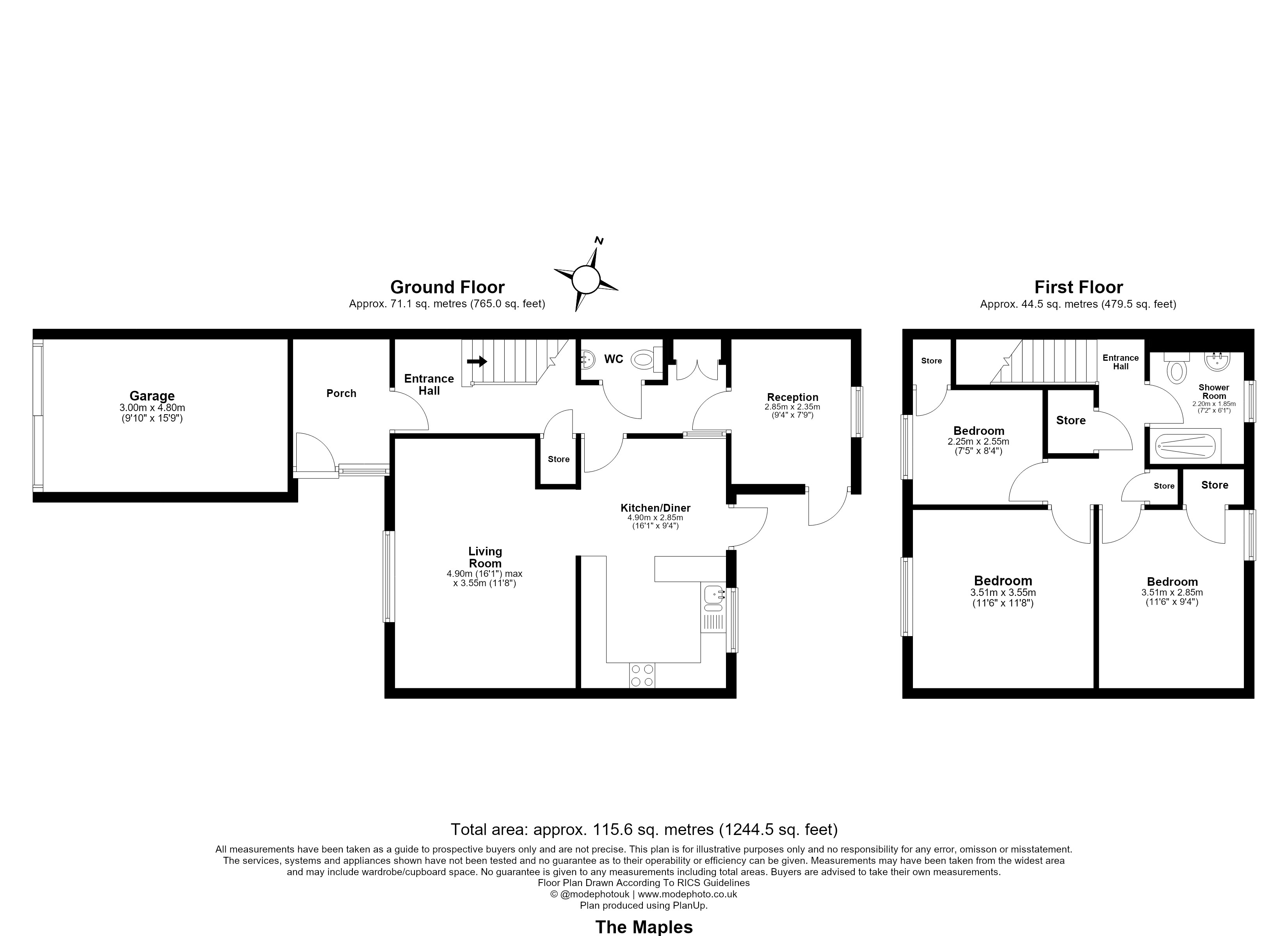156, The Maples, Essex floorplan